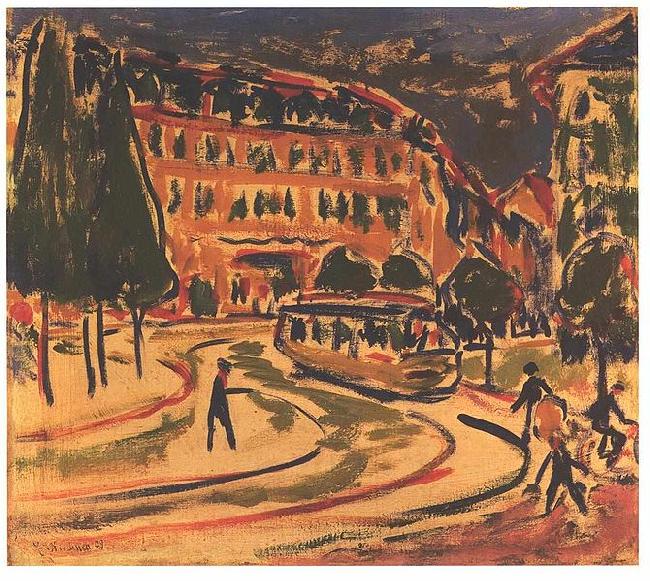 Ernst Ludwig Kirchner Tramway in Dresden